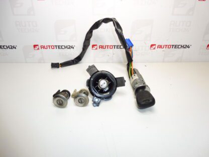 Conjunto de fechadura Peugeot 206 206+ 1 chave 4162NR 4162EZ