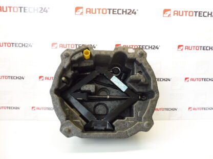 Conjunto de ferramentas de alavanca, chave de roda, olhal de reboque Peugeot 407 672599 6736C1 674414