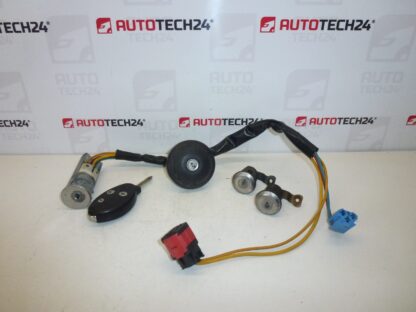 Conjunto de bloqueios + uma chave Citroën Xsara 4162Z5 4162Z4