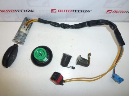 Conjunto de bloqueios + uma chave Citroën Xsara 4162Z5 4162Z4