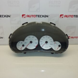 Velocímetro com alarmes Peugeot 206 quilometragem 136000 km 9648836680 6104VA 6104HY