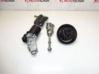 Conjunto de bloqueios, caixa de interruptor 2 chaves Citroën C3 III 9814453580 1608682880