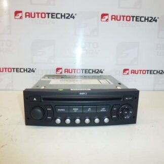 Auto-rádio com CD MP3 Citroën Peugeot 9663080277 657903