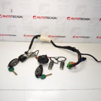 Conjunto de fechaduras Citroën C8 + 2 chaves 4162Y4 4162Y2