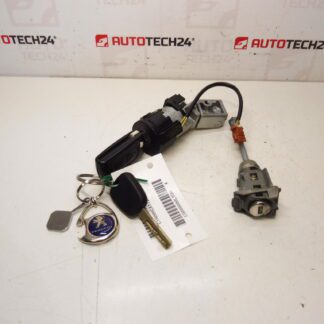 Conjunto de fechaduras e 2 chaves Citroën Peugeot 4162SS 4162KF 4162XT