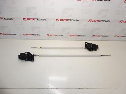 Conjunto de fechaduras traseiras da direita 5. Citroën Berlingo III 8719F9 8719E4 PORTA